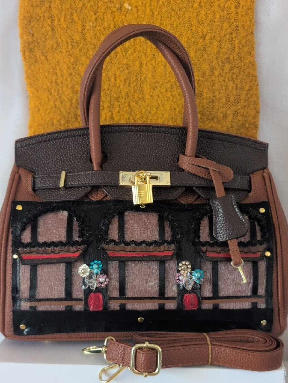 Unique FBH “Wirkin’ satchel with stylish details